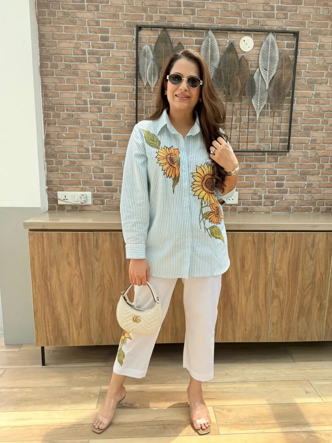 Sun Stripe shirt Set