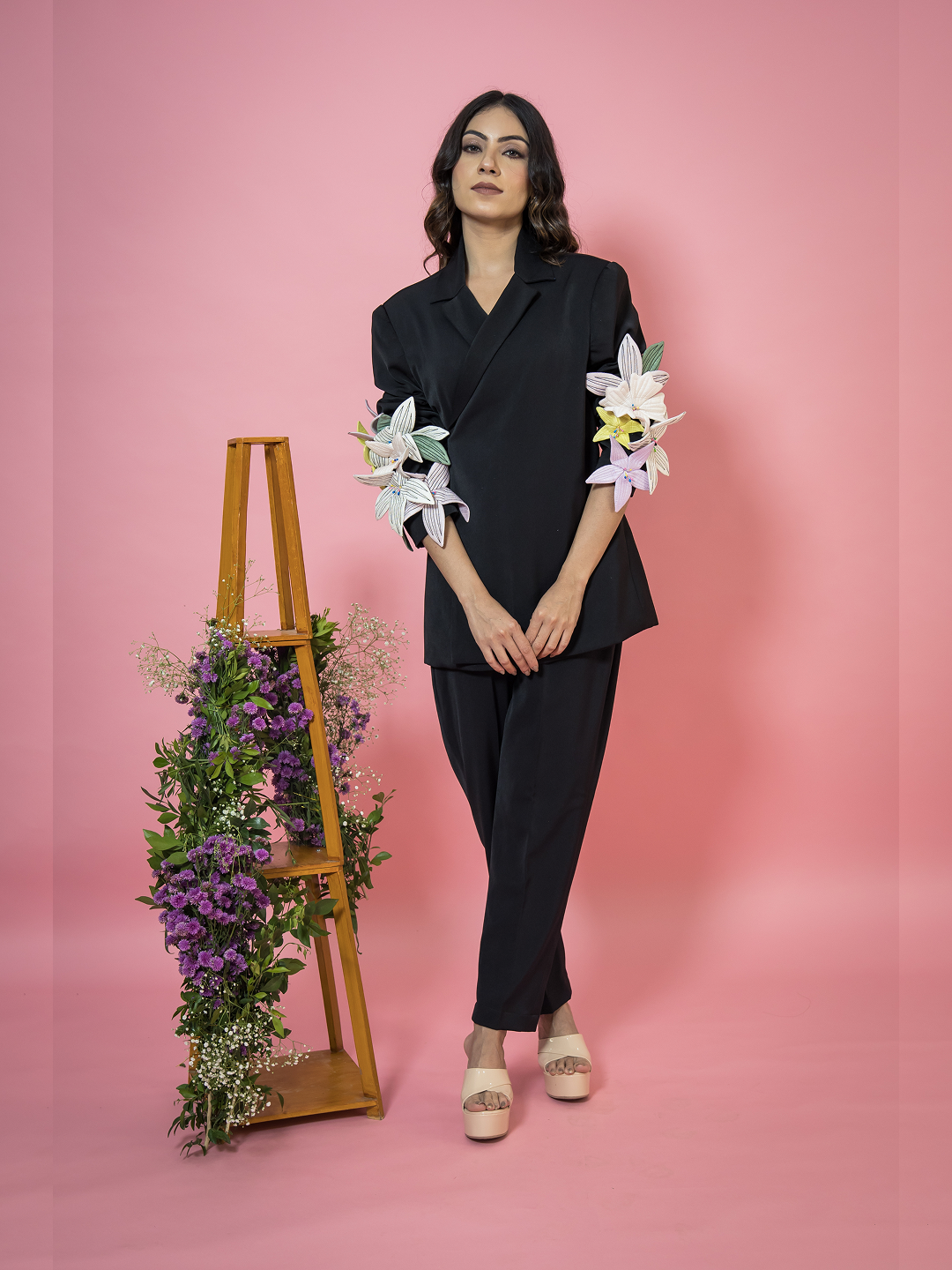 Amanda 3D Blazer Set