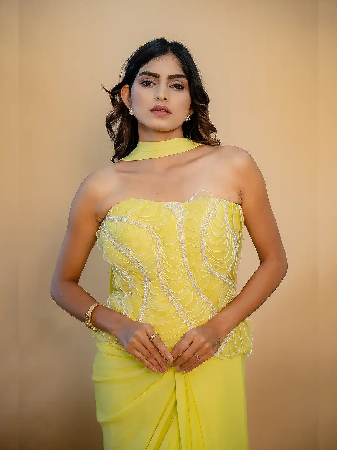 Inaya Embellished Corset Set