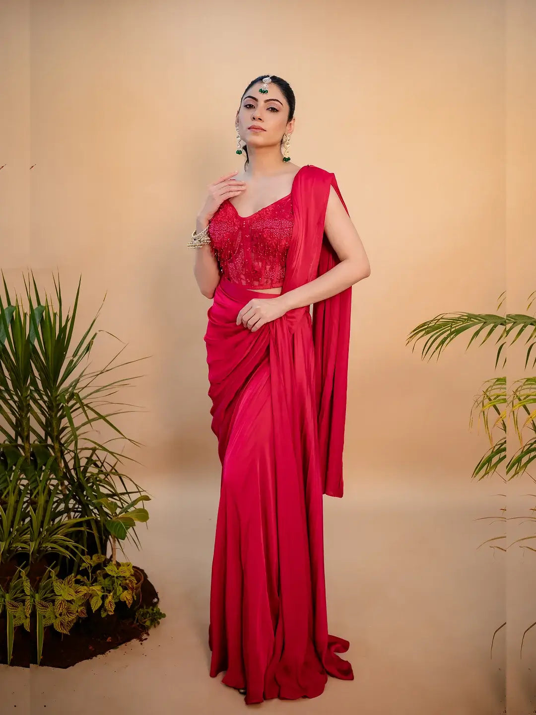 Tara Riviera draped Saree