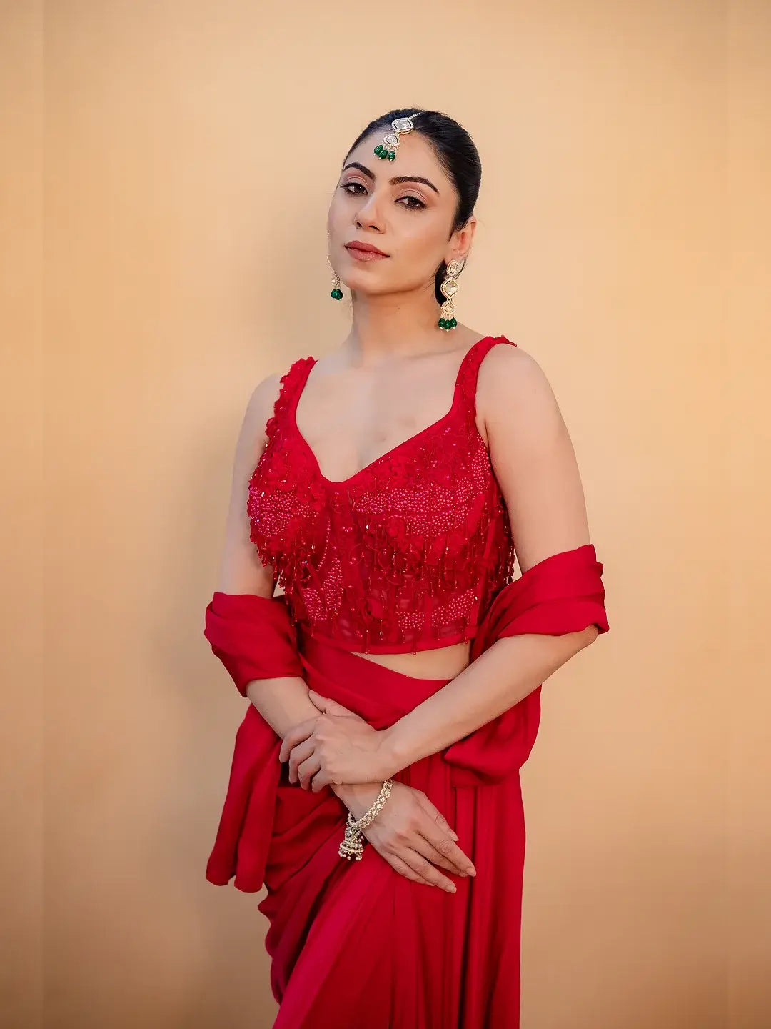 Tara Riviera draped Saree