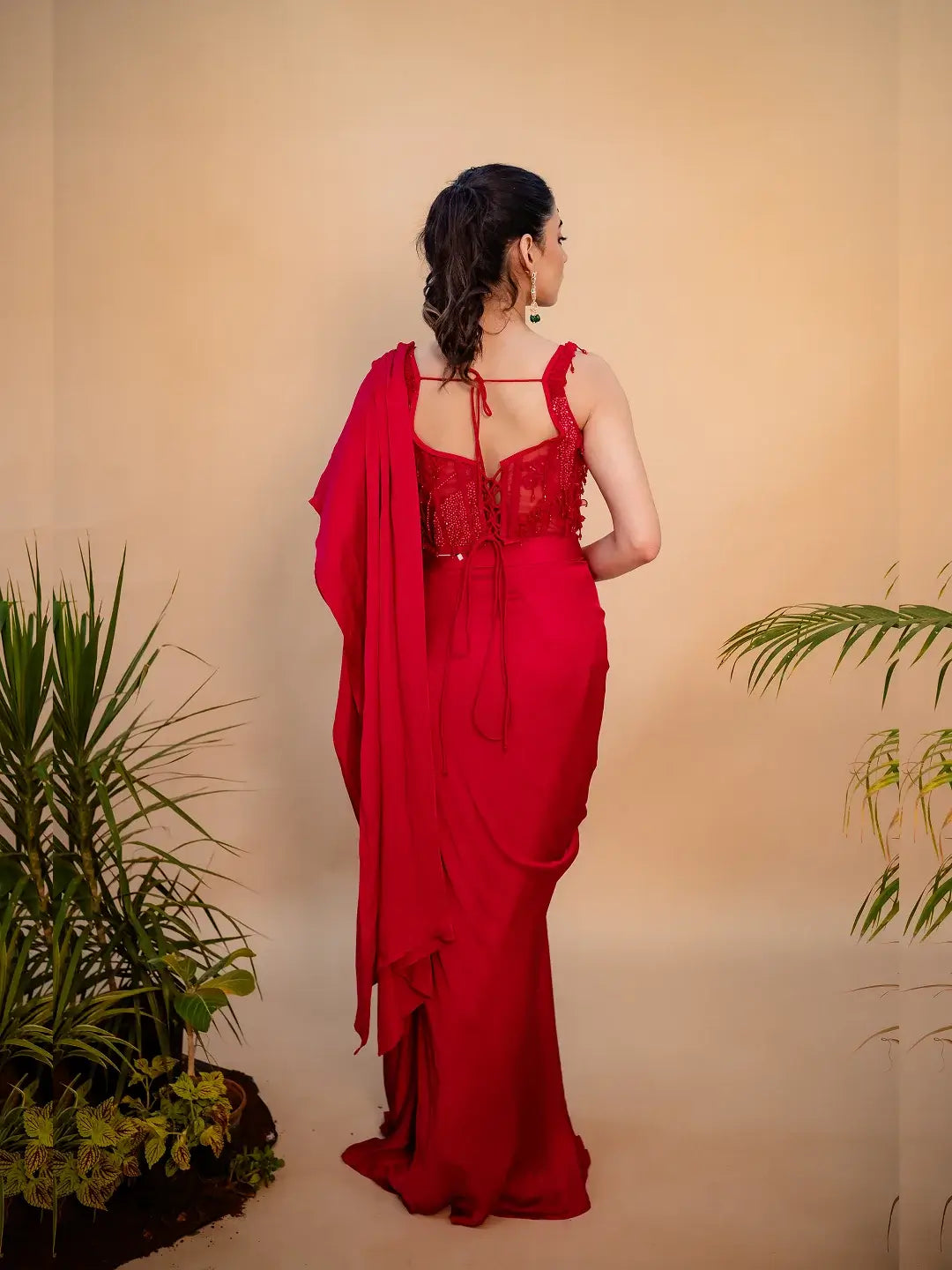 Tara Riviera draped Saree