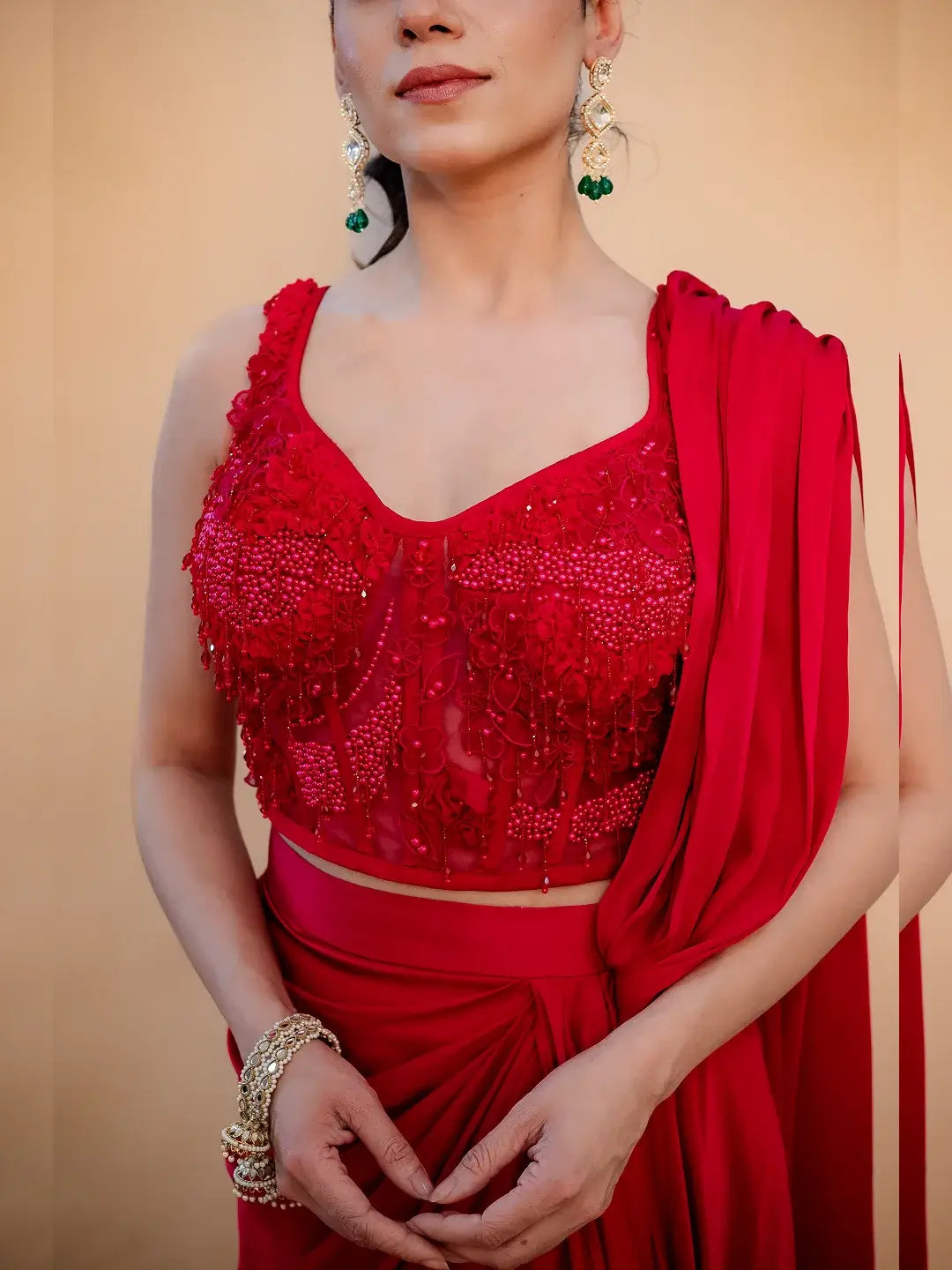 Tara Riviera draped Saree
