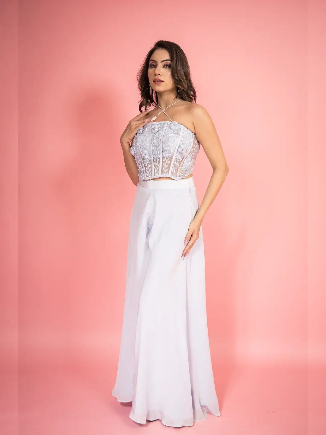 Pearl Floral Corset & Pants