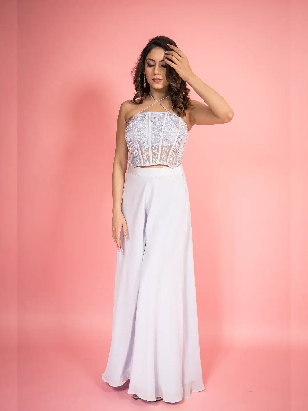 Pearl Floral Corset & Pants