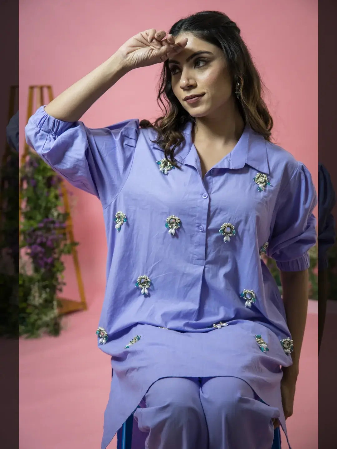 Embellished Raina Co-ord set