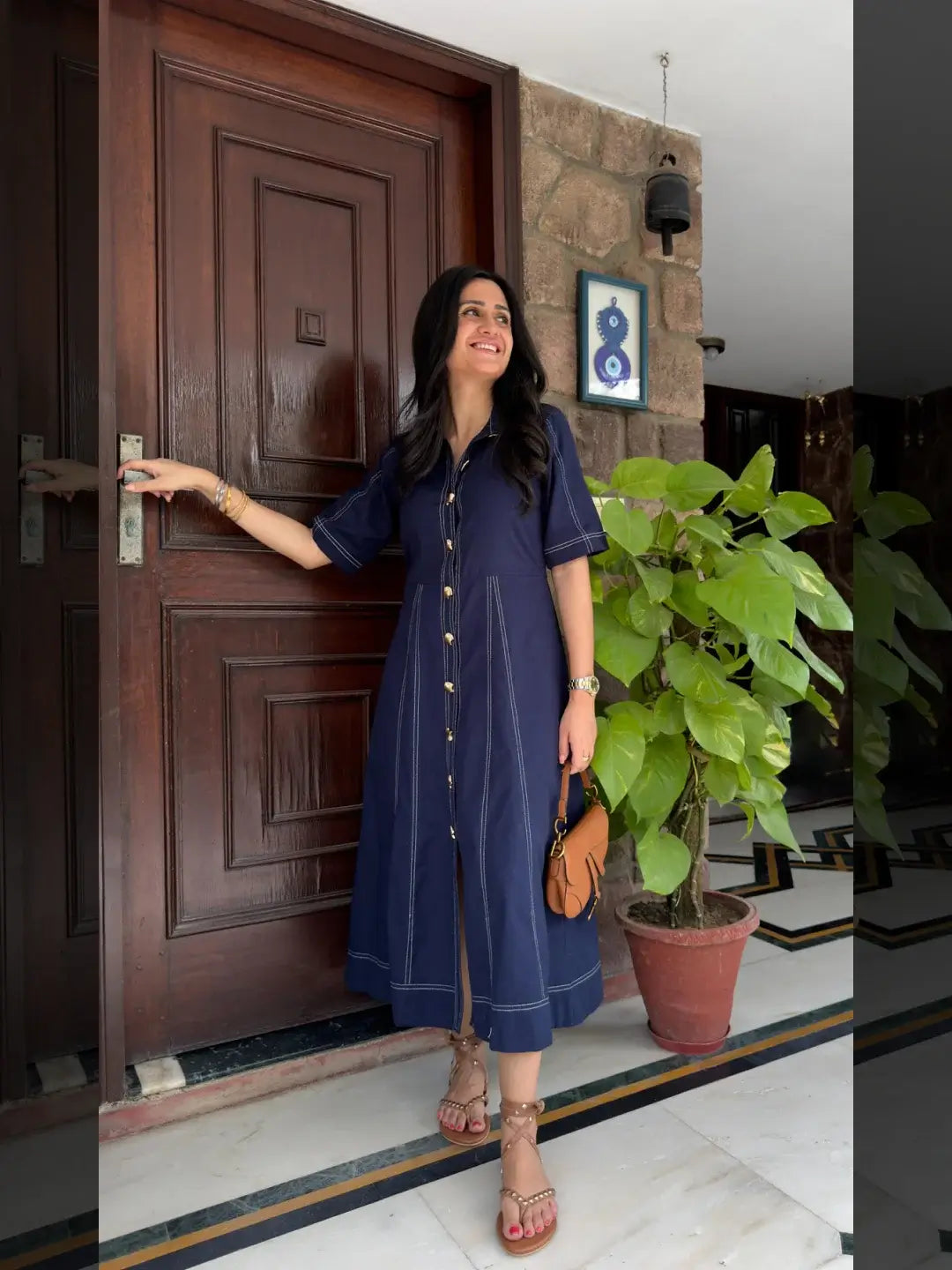 Sienna Shell Dress Blue