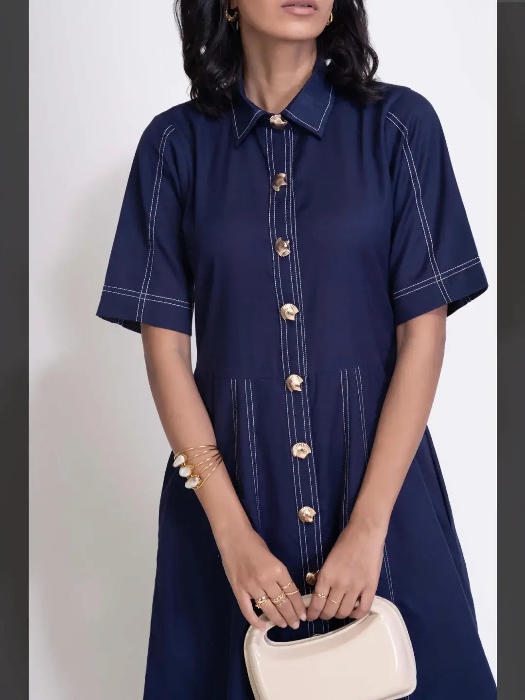 Sienna Shell Dress Blue