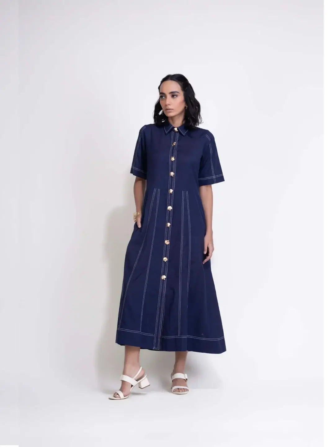 Sienna Shell Dress Blue