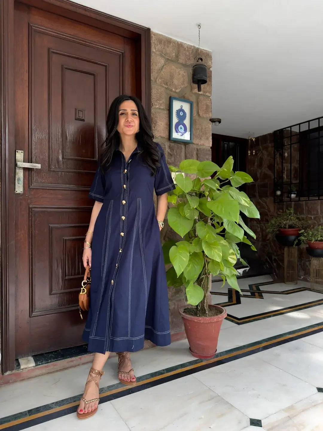 Sienna Shell Dress Blue