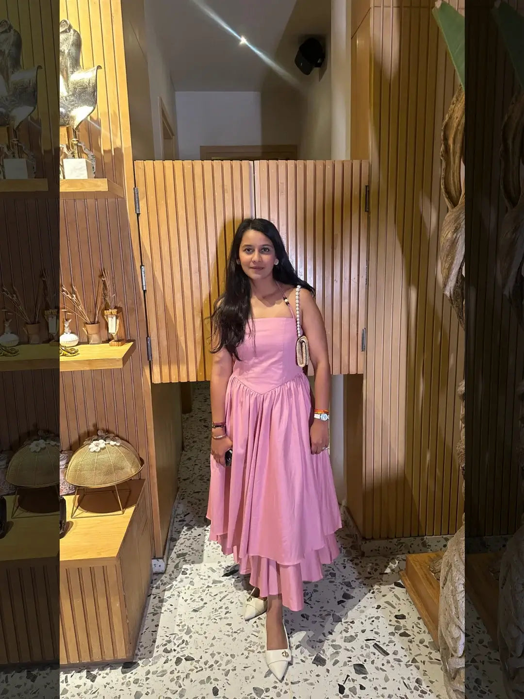 CANDY pink halter Dress