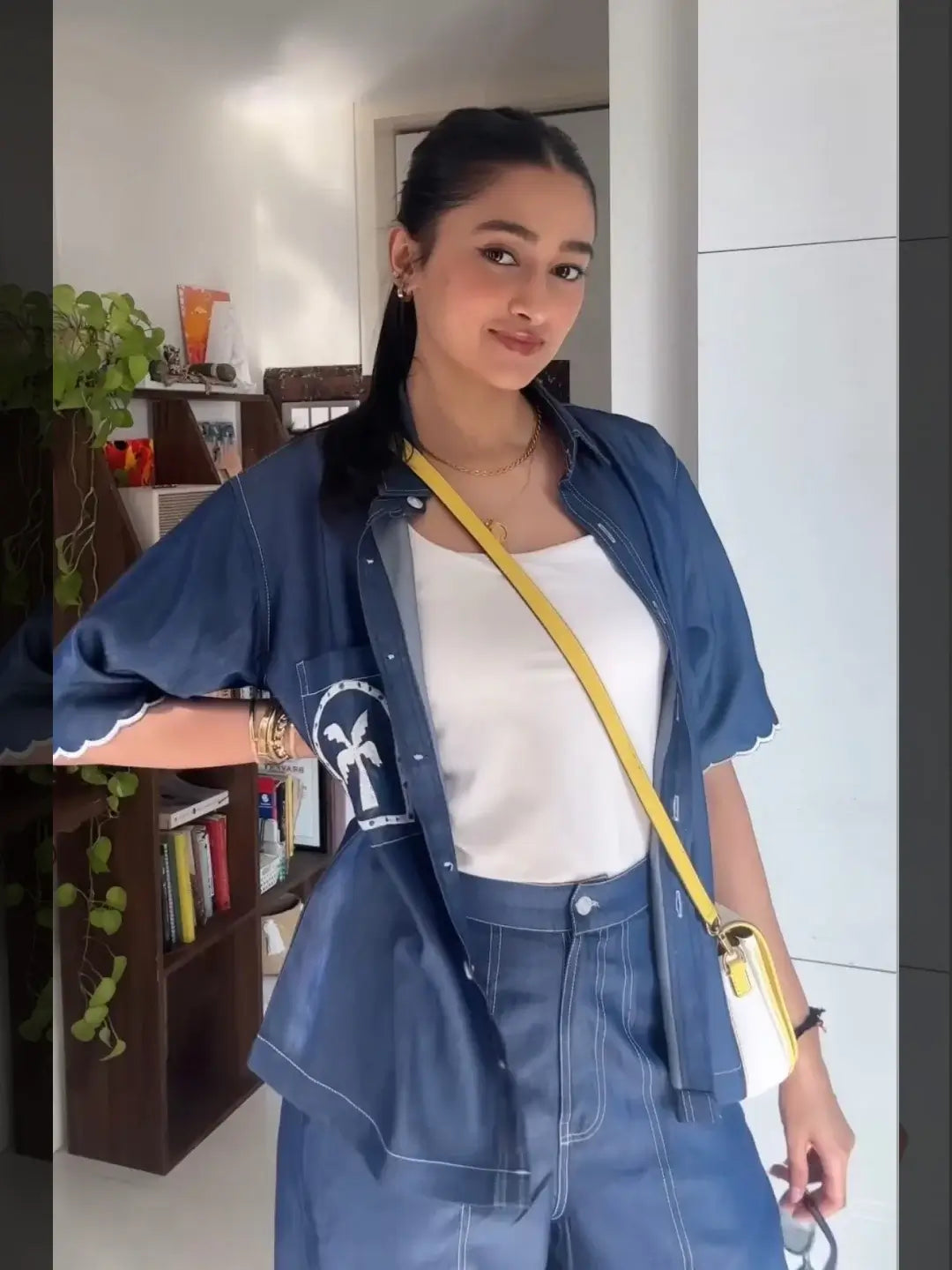 Palm Denim Set