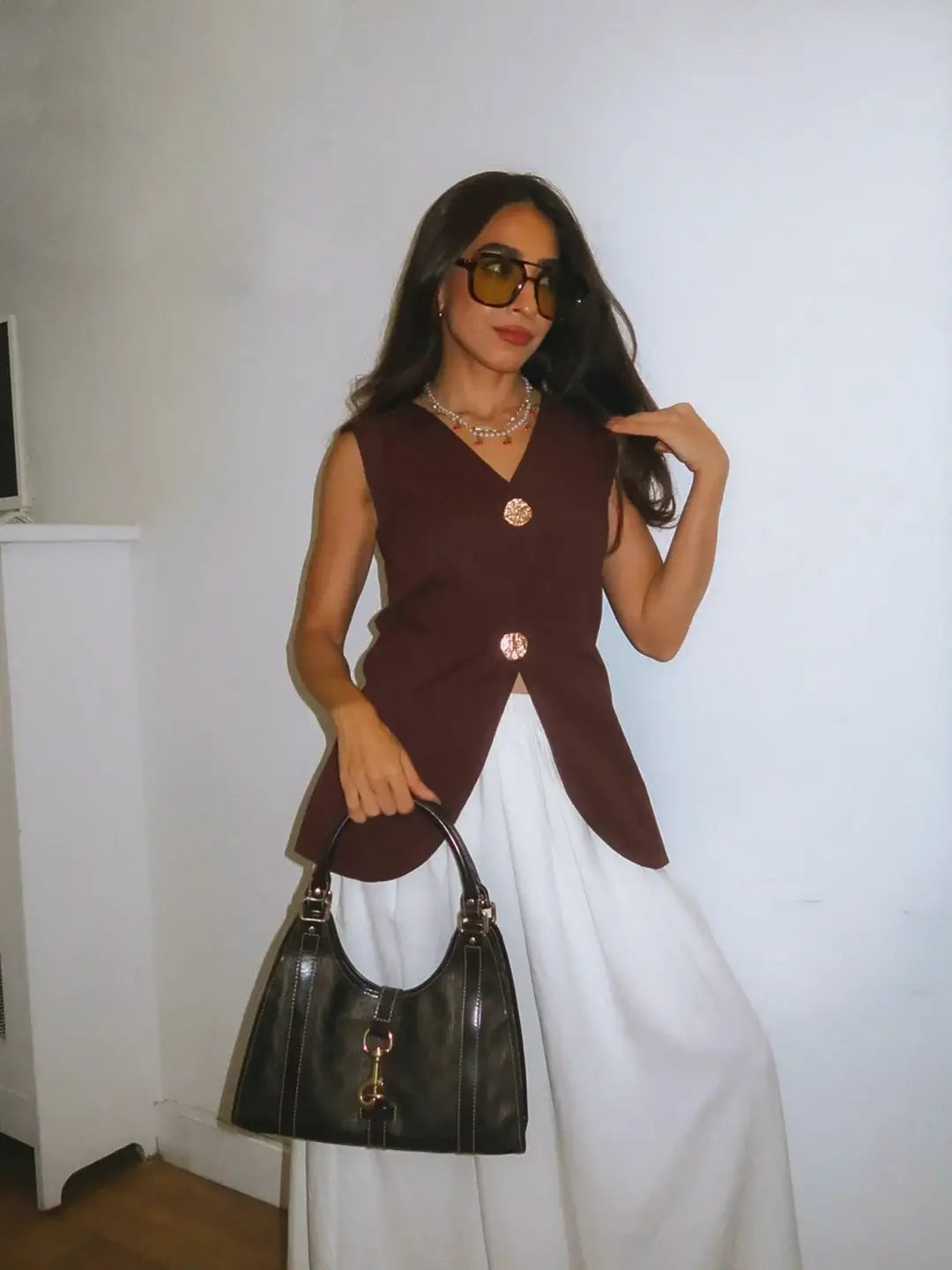 mocha waistcoat