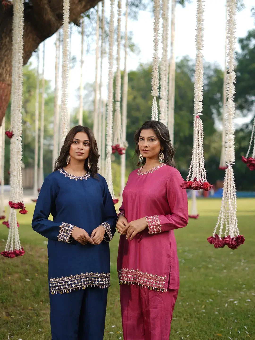 Blue Handwork Co-ord Set