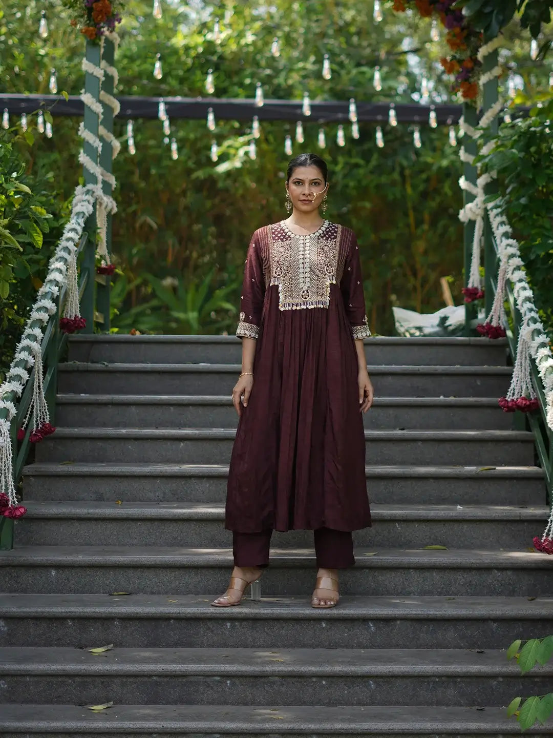 Espresso Brown Kurta Set