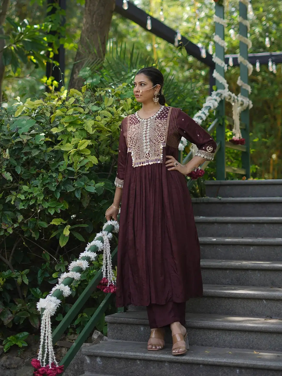 Espresso Brown Kurta Set