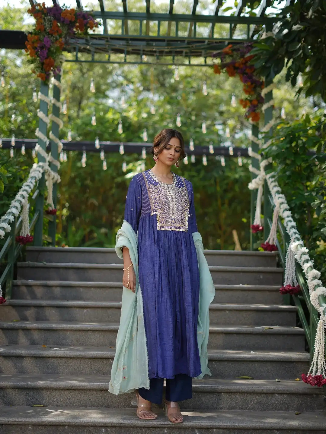 Royal Blue Kurta Set