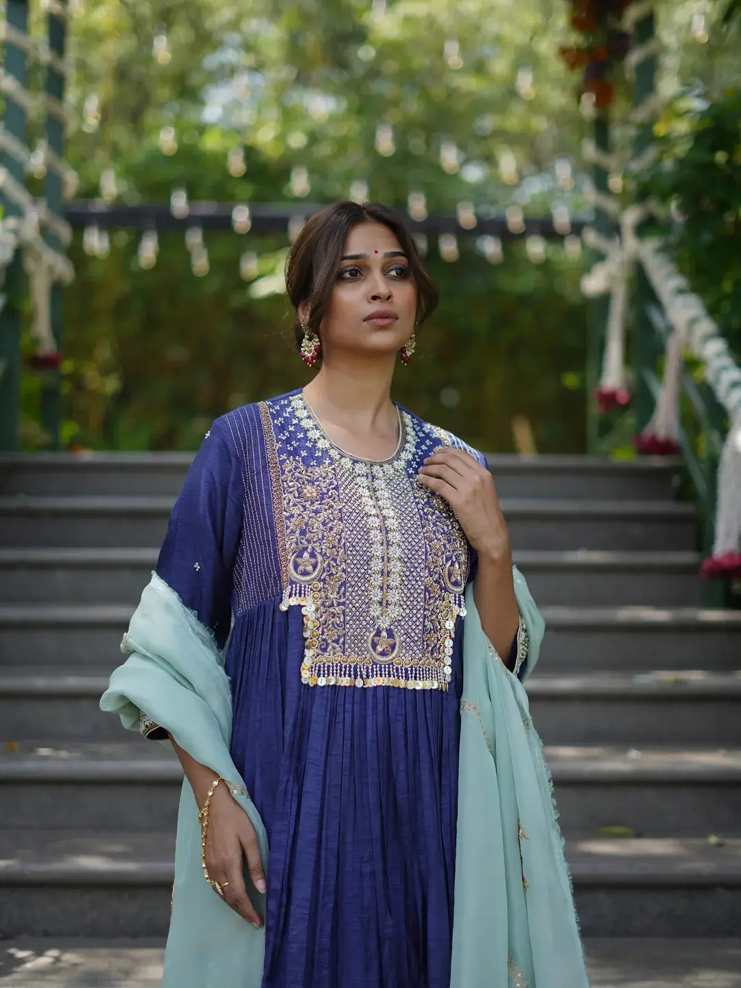 Royal Blue Kurta Set