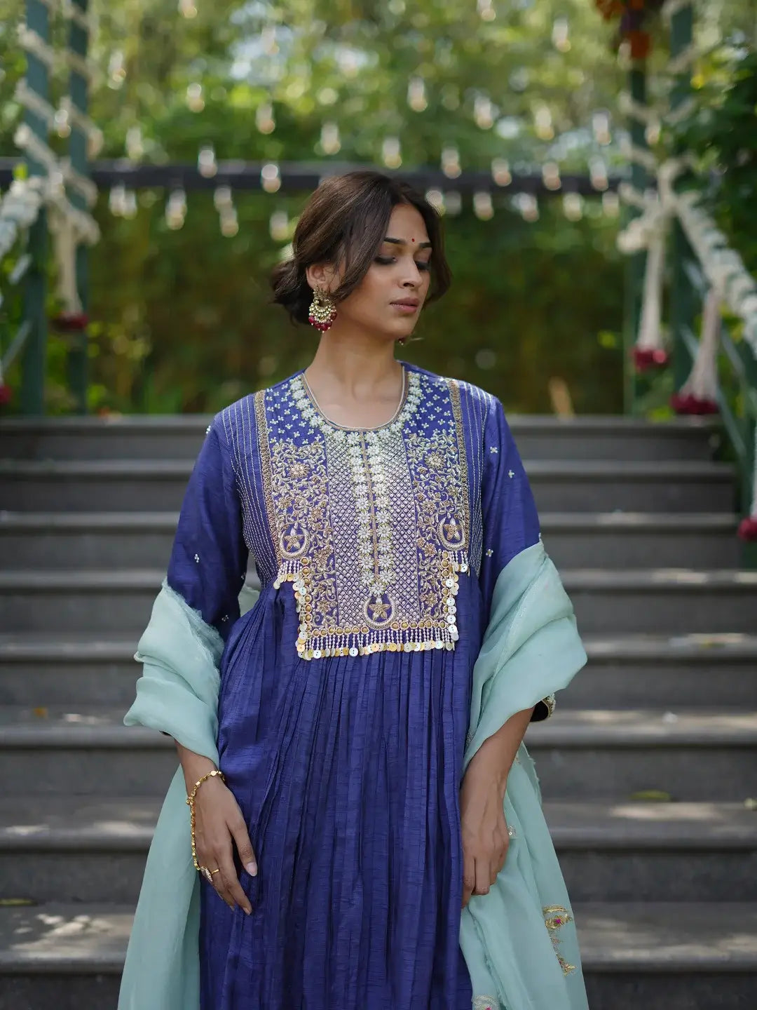 Royal Blue Kurta Set