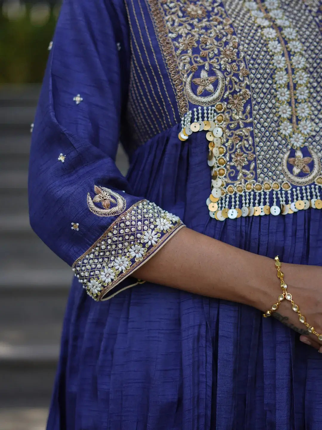 Royal Blue Kurta Set