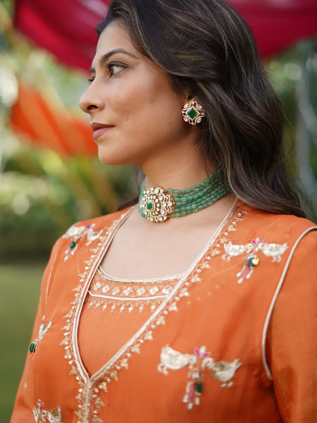 Pumpkin Orange Jacket Set