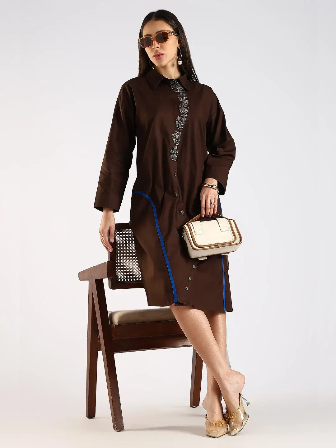 The Mocha Shirt Dress