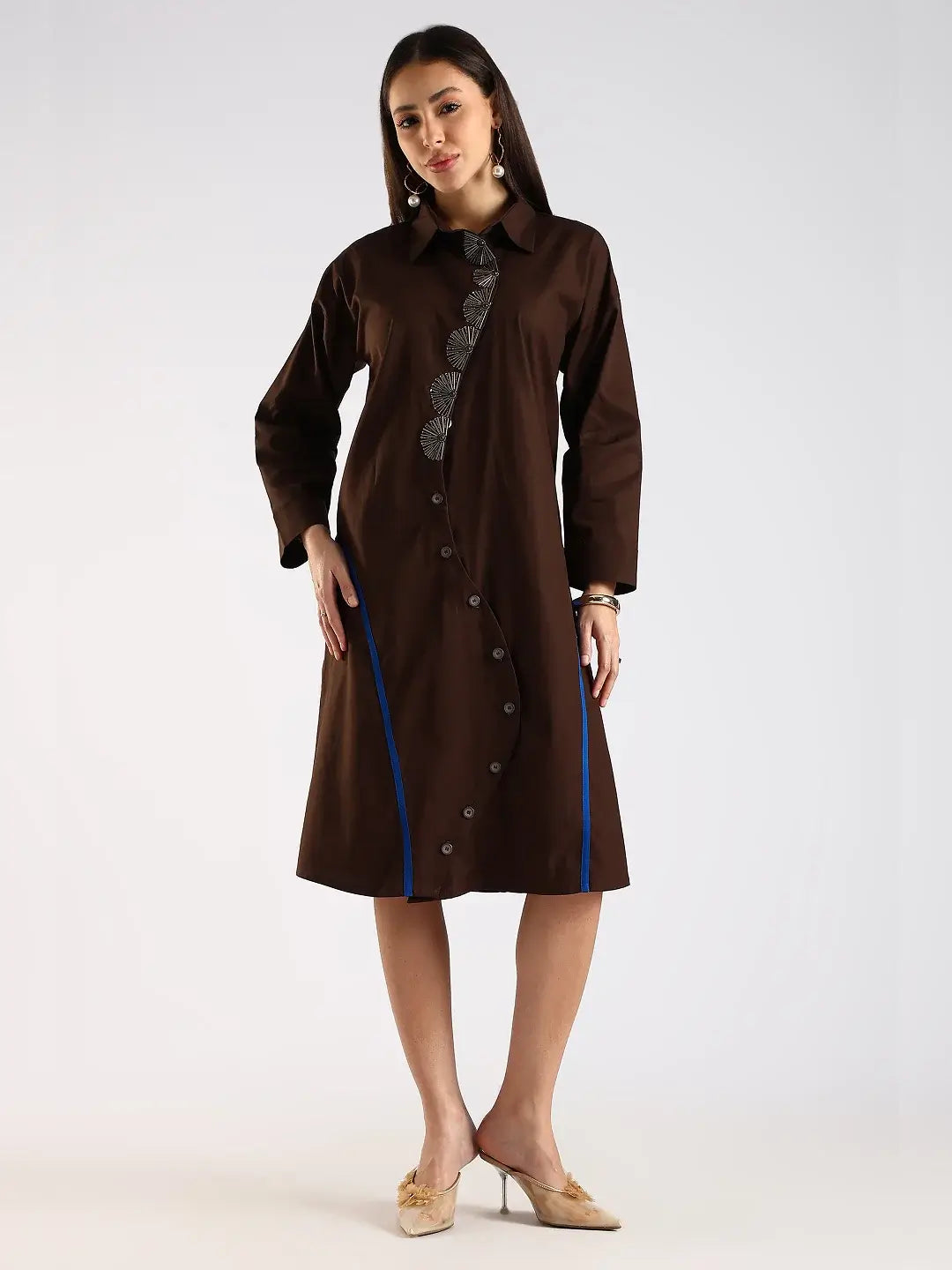The Mocha Shirt Dress