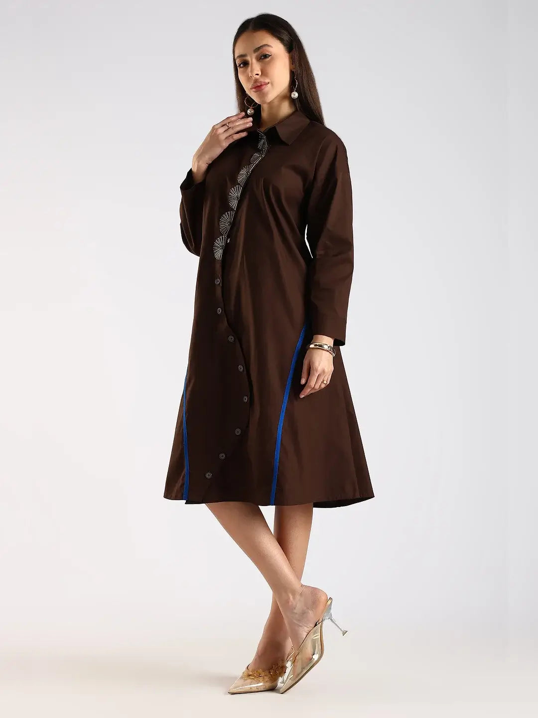 The Mocha Shirt Dress