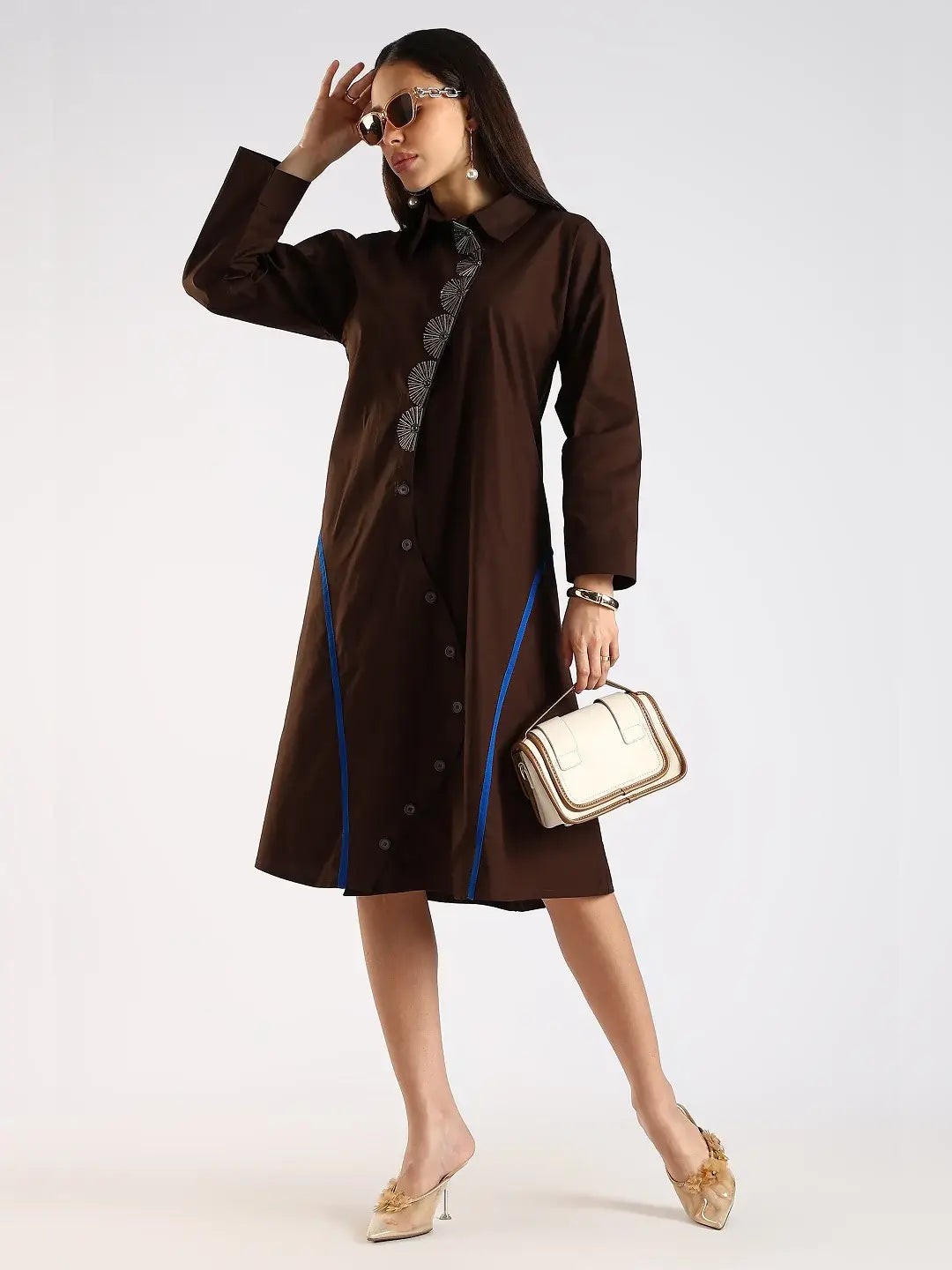 The Mocha Shirt Dress