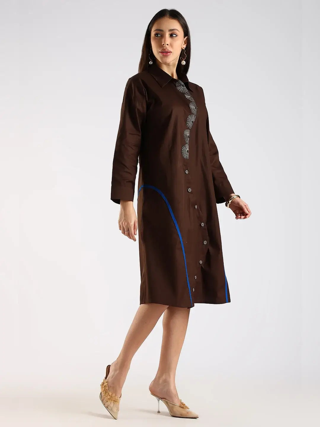 The Mocha Shirt Dress