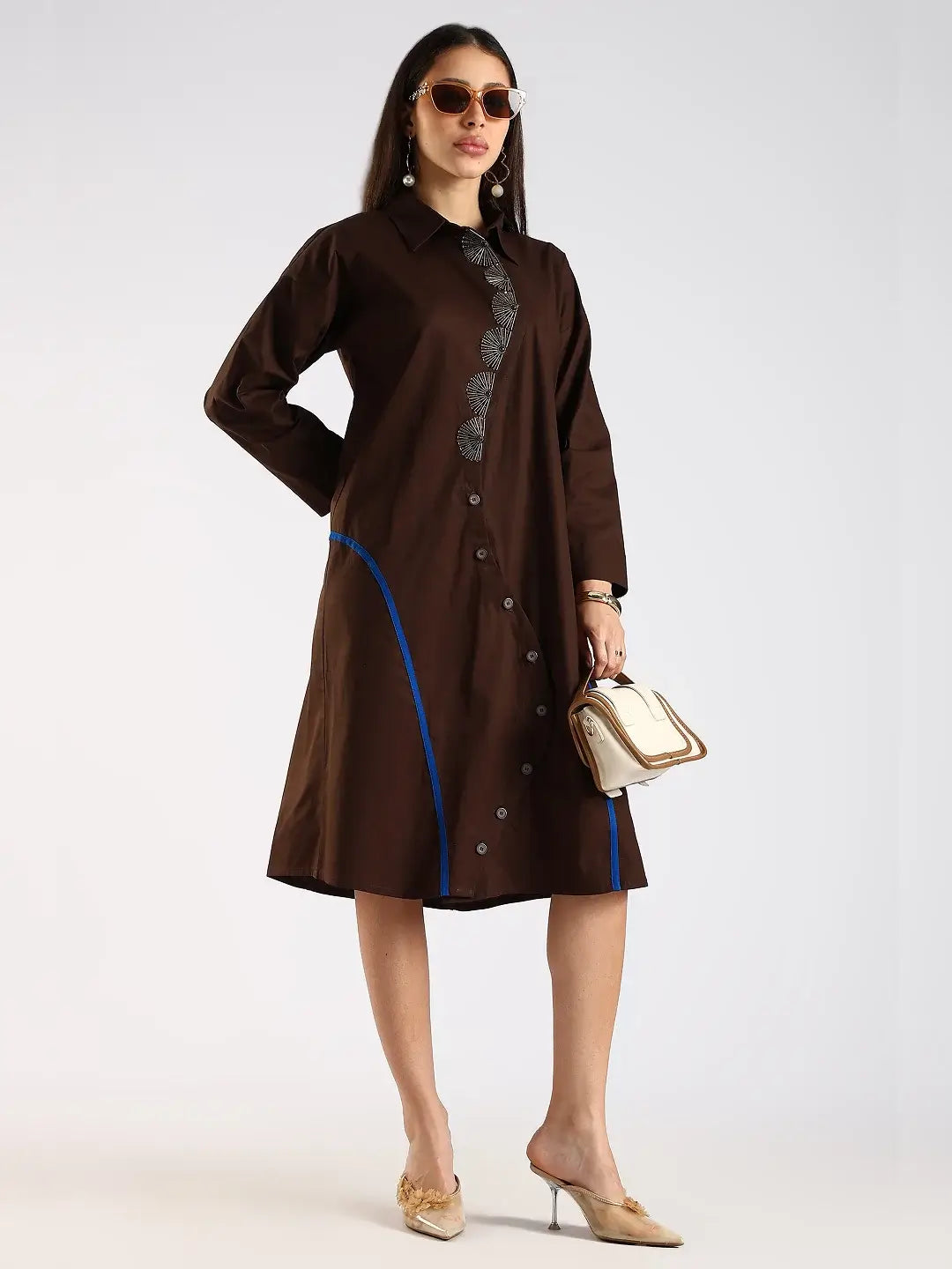 The Mocha Shirt Dress