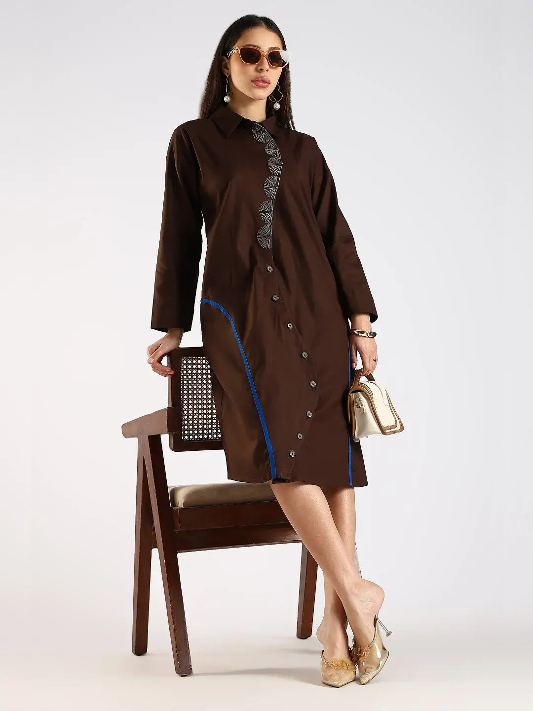 The Mocha Shirt Dress