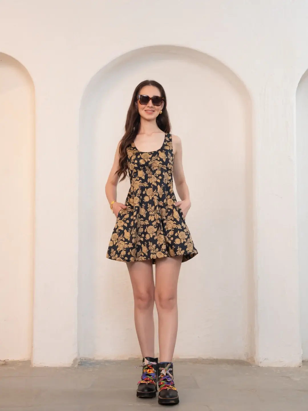 Sol Floral Dress
