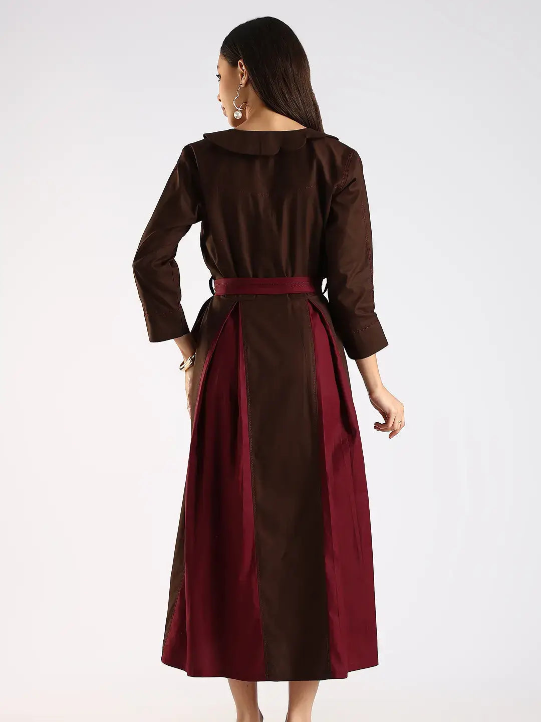 The Scallop Fold Dress