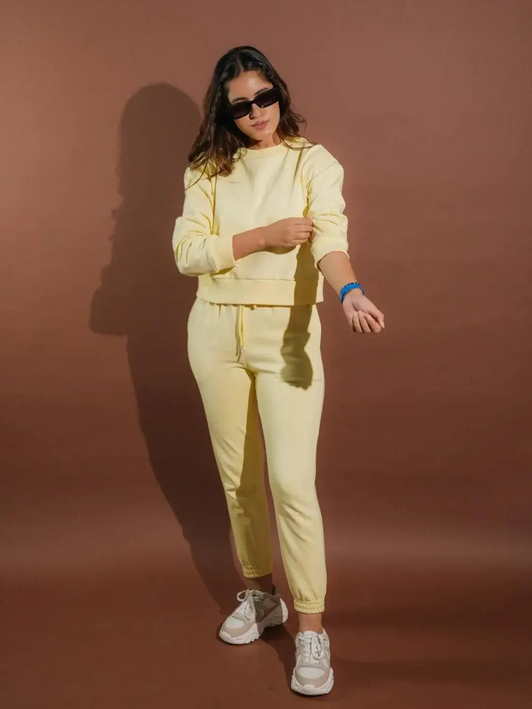 Flora Knitted Oversized Sweatshirt & Joggers Set