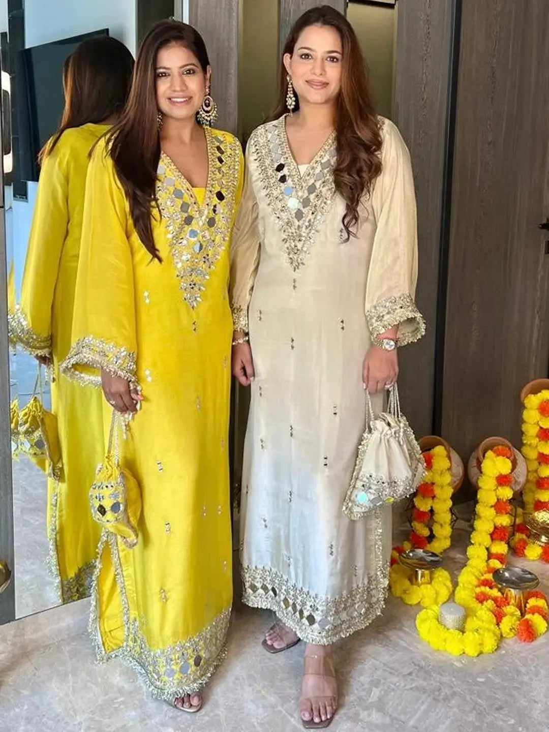 Jashn-e-Sitara off white-kurta set