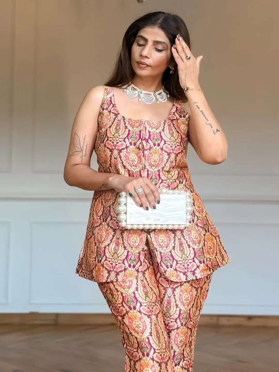 Royal Soiree silk set