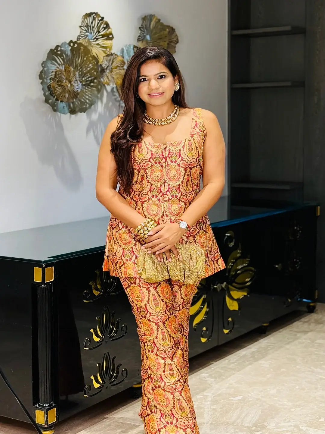 Royal Soiree silk set
