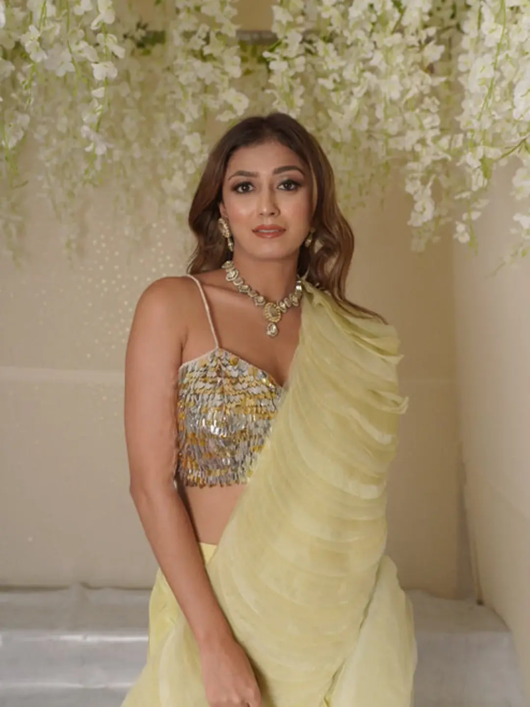 Aurora Textured Draped Saree