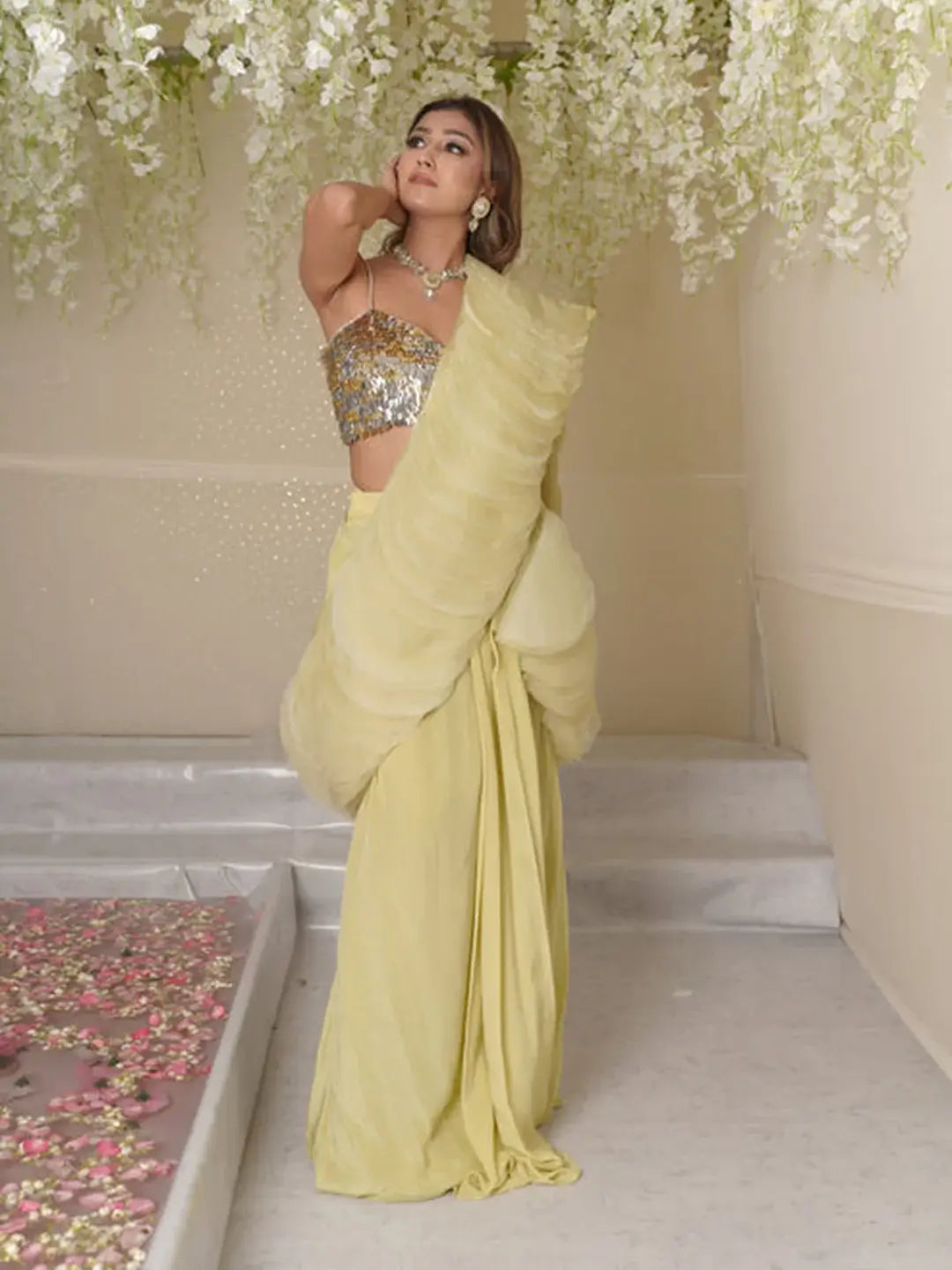 Aurora Textured Draped Saree