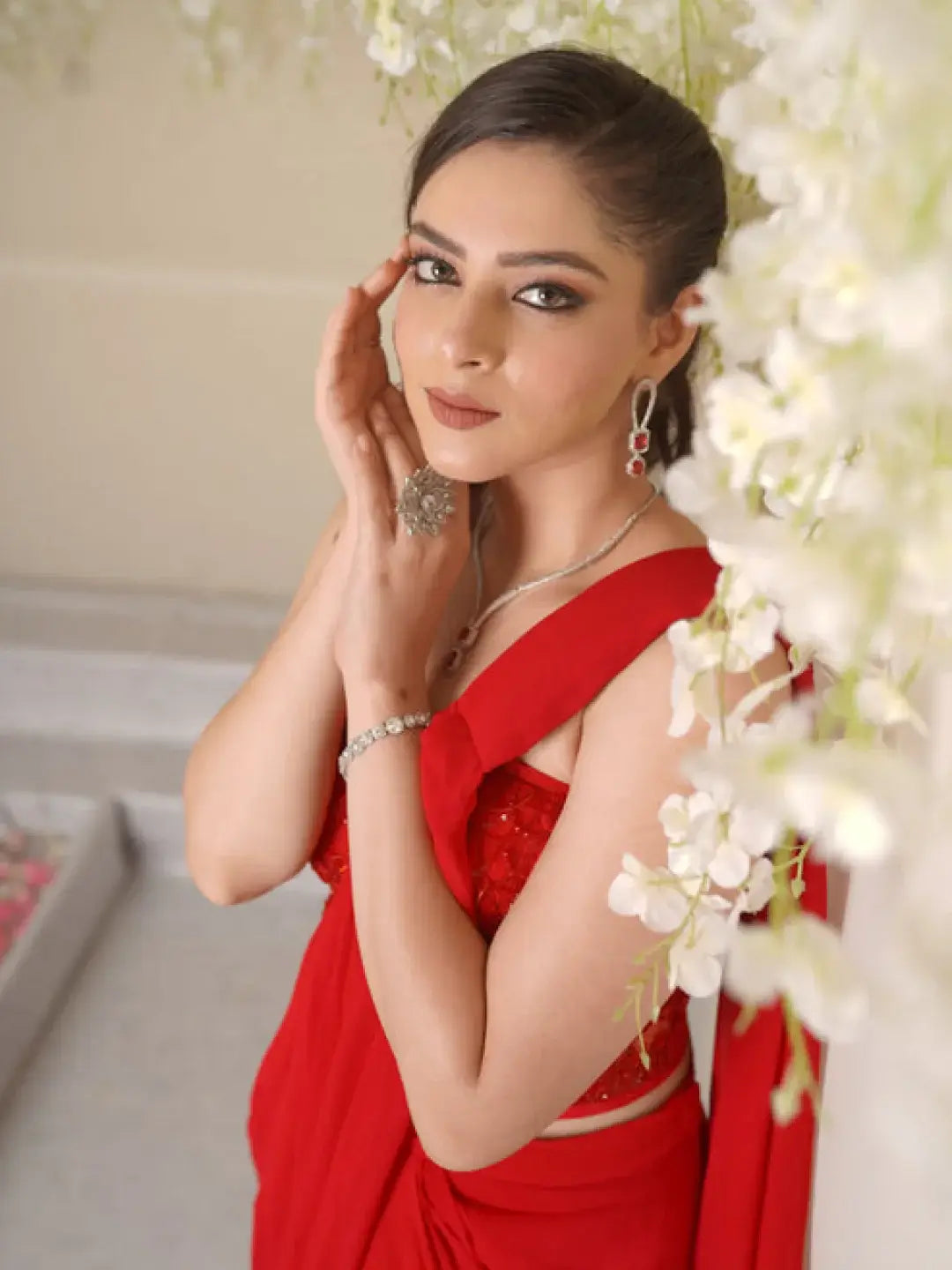 Amayra Corset Draped Saree