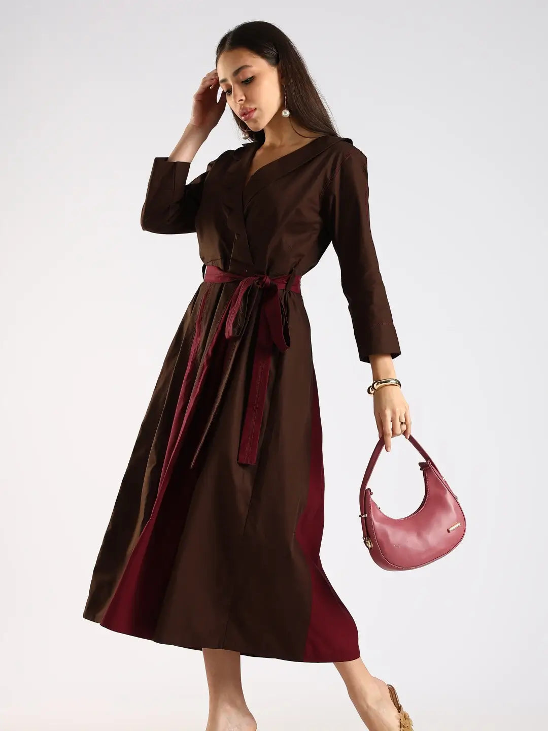 The Scallop Fold Dress