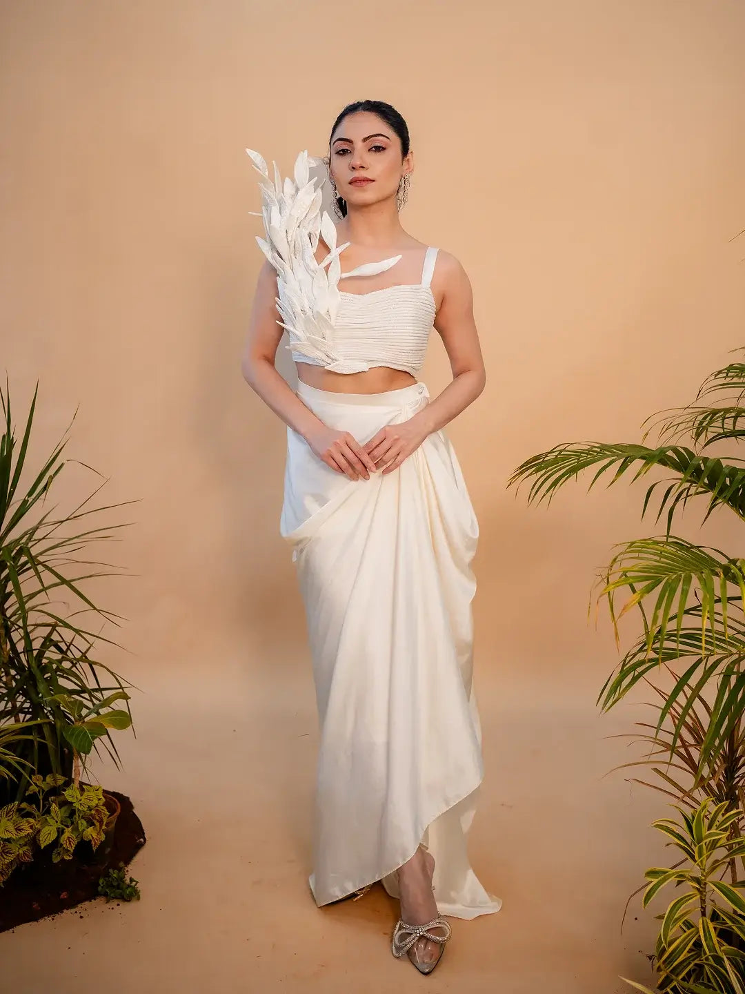 Luna-Vines 3D skirt Set