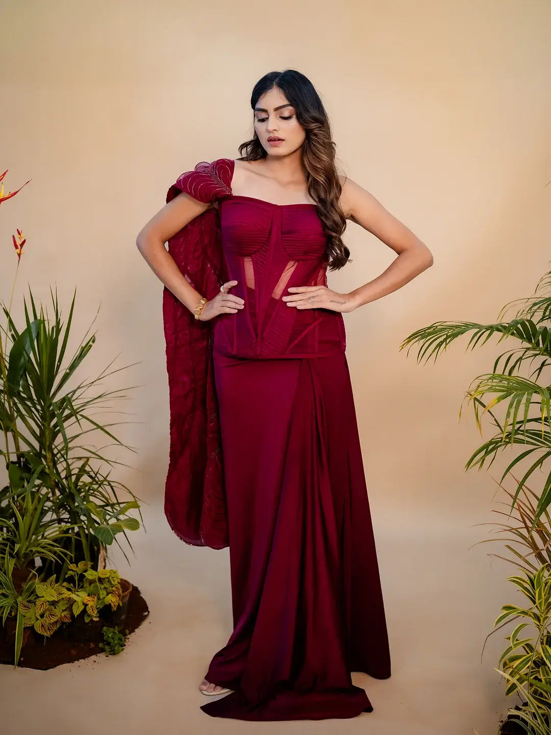 Mira Corset Saree