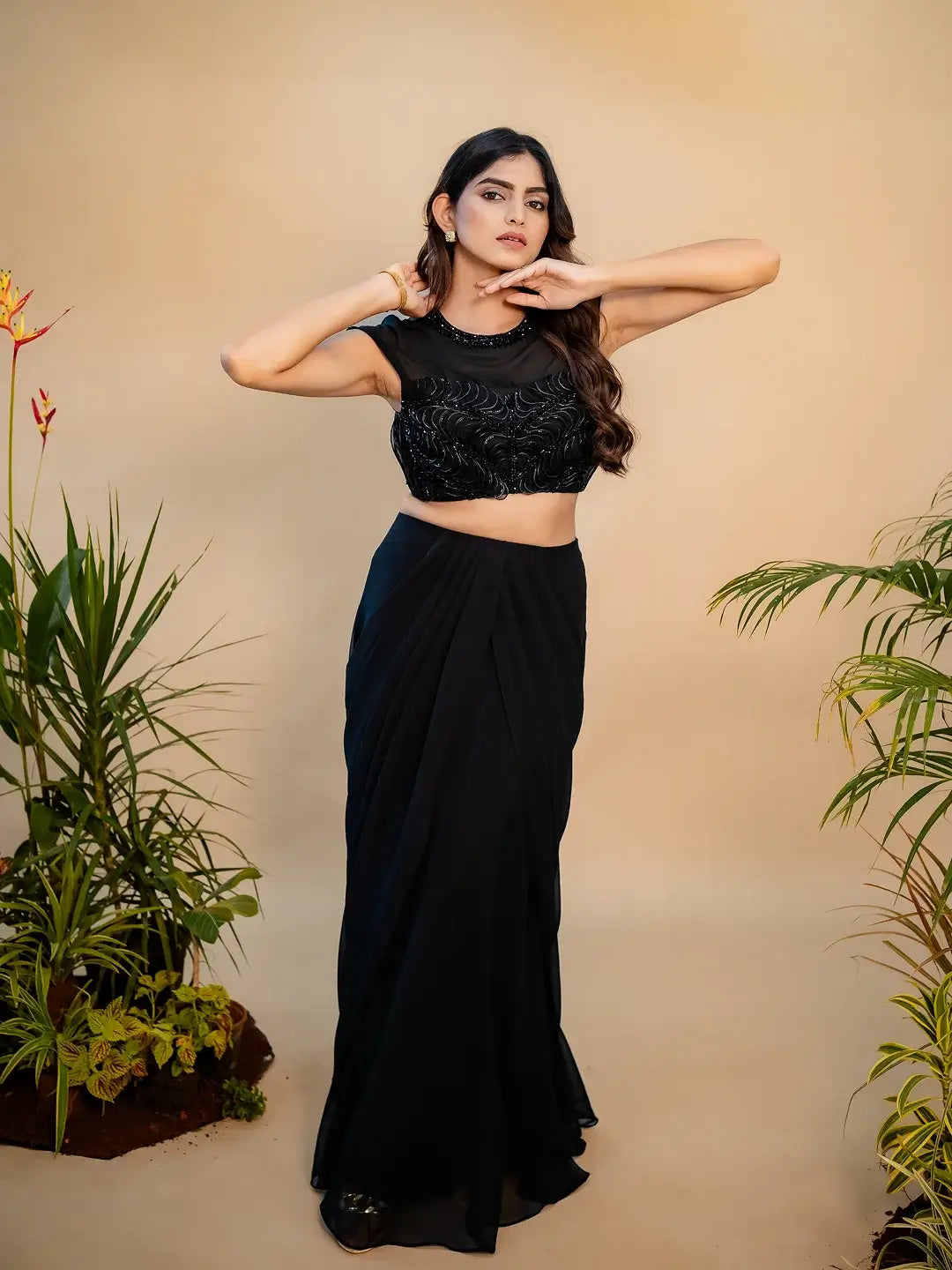 Vaani Embellished Cocktail Gown