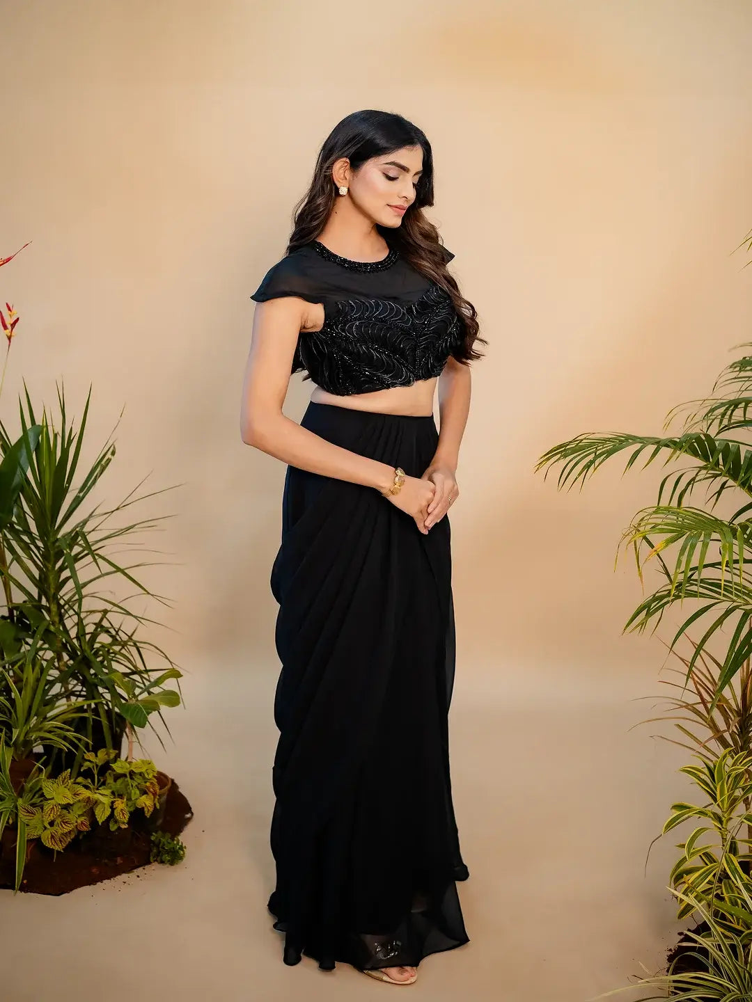 Vaani Embellished Cocktail Gown