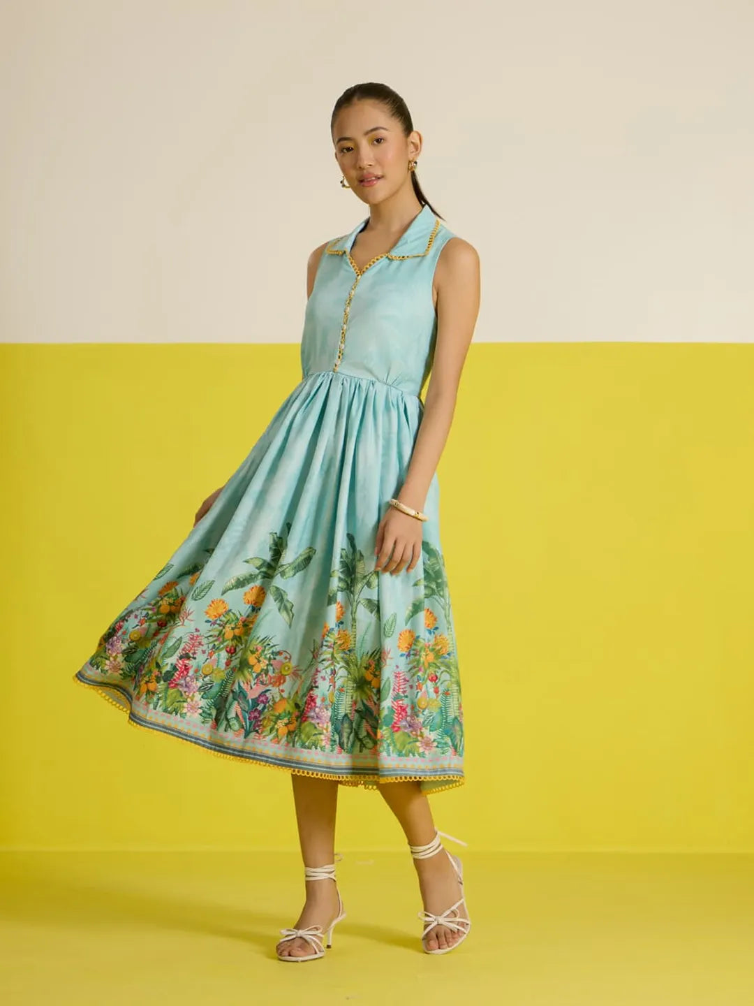 Costabella sleeveless midi dress