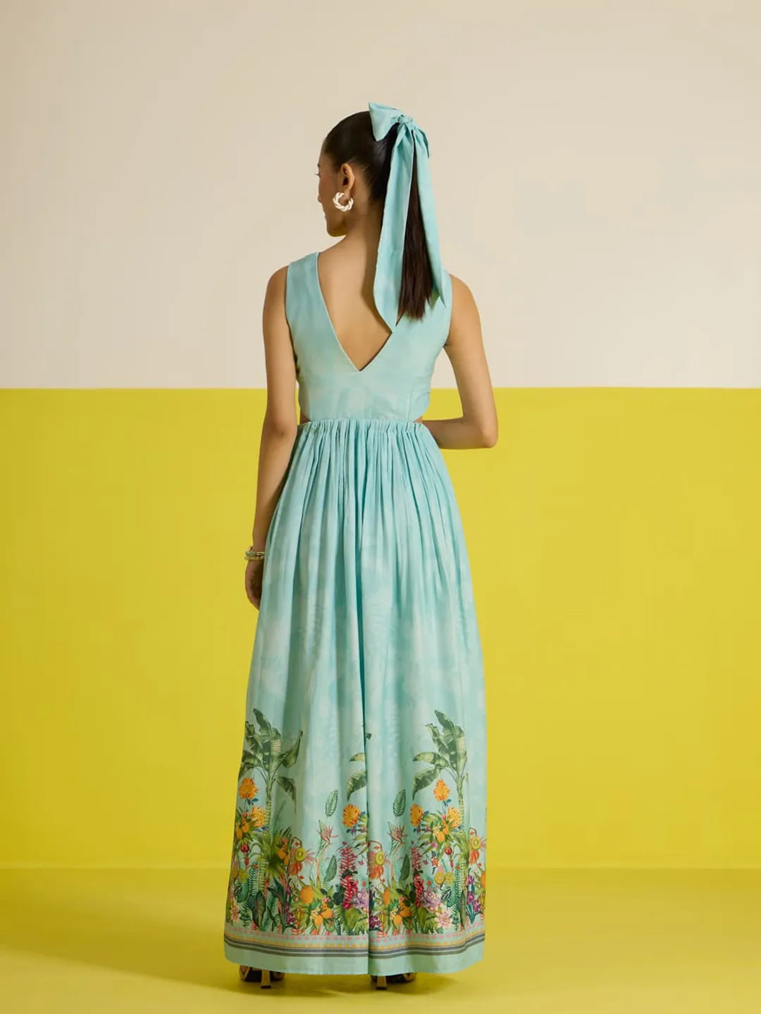 Costabella cutout maxi dress