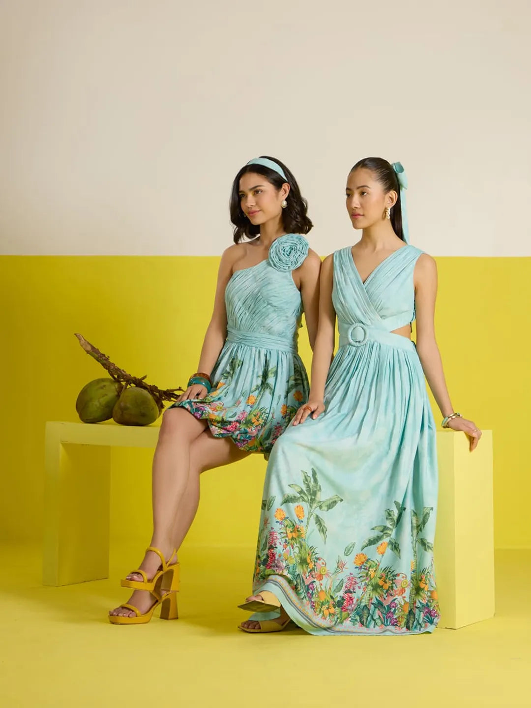 Costabella cutout maxi dress