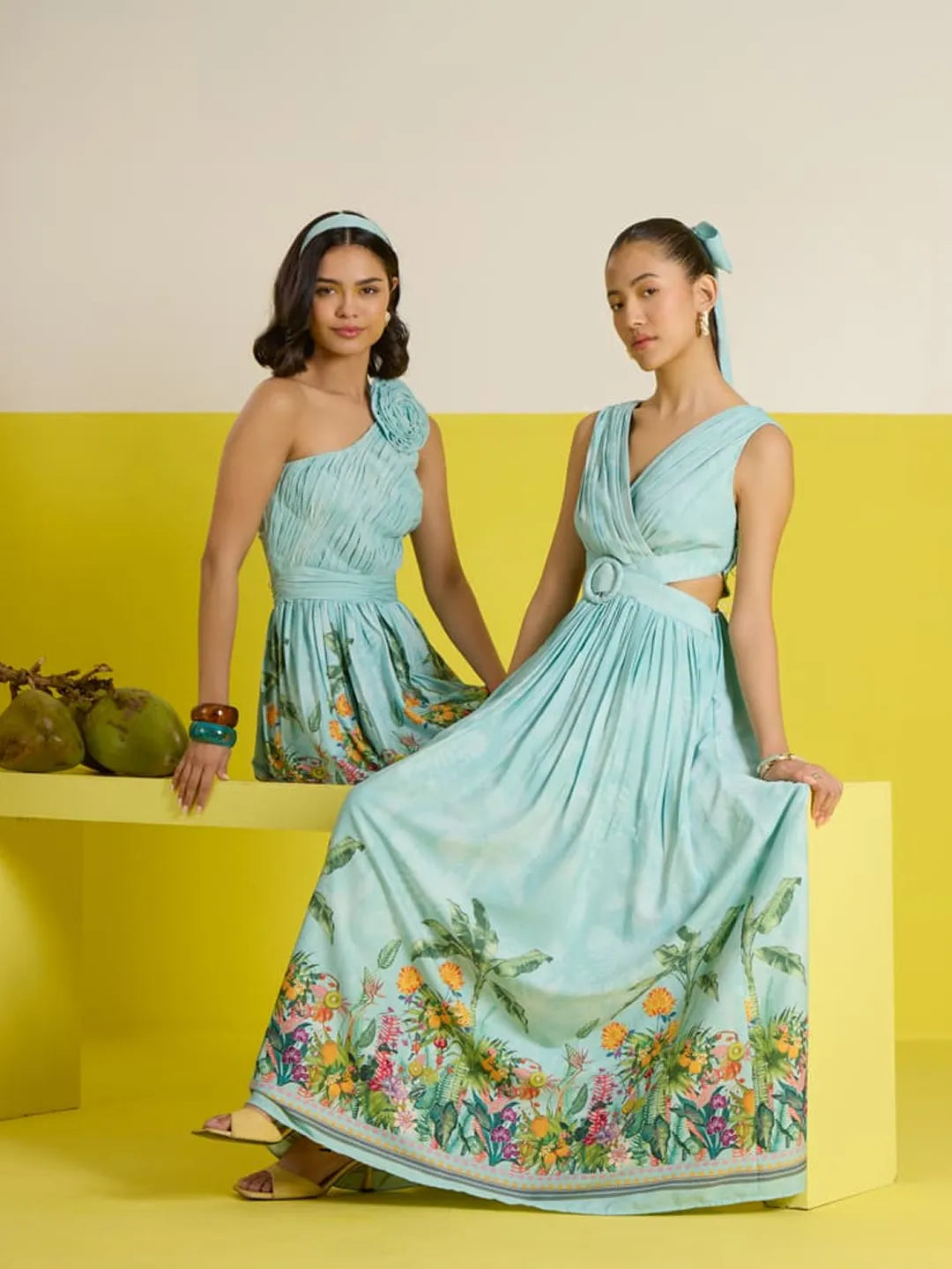 Costabella cutout maxi dress